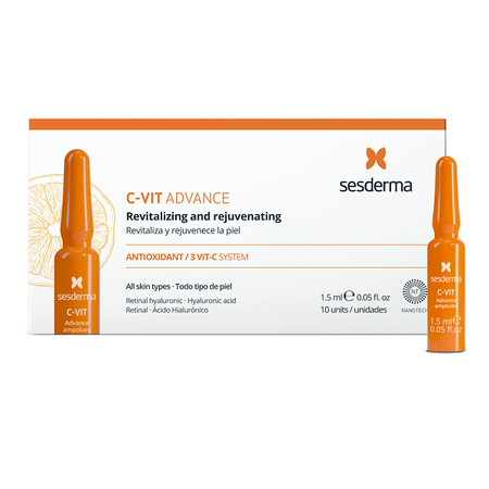 Fiole intensive C-Vit Advance, 10 fiole x 1,5 ml, Sesderma